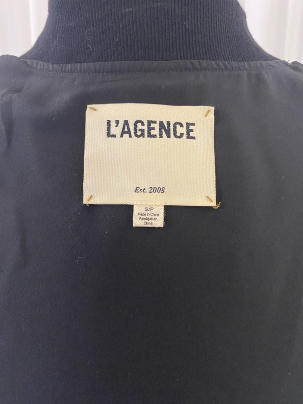 L'AGENCE Leopard-Print Silk Bomber Jacket - Picture 7 of 9